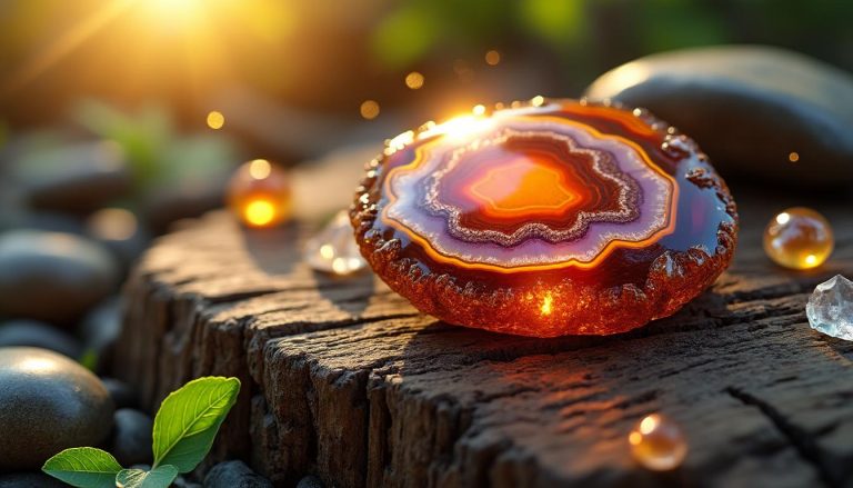 découvrez les bienfaits et vertus de la pierre agate de feu en lithothérapie. apprenez comment cette pierre naturelle peut harmoniser votre énergie et favoriser votre bien-être.