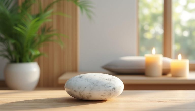 découvrez les bienfaits de la pierre howlite en lithothérapie : apaisement, réduction du stress et amélioration du sommeil pour un mieux-être au quotidien.