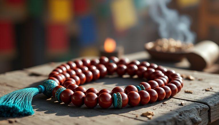 découvrez comment utiliser un mala tibétain avec ce guide pratique et maîtrisez l'art traditionnel des perles de prière pour enrichir votre méditation et spiritualité.
