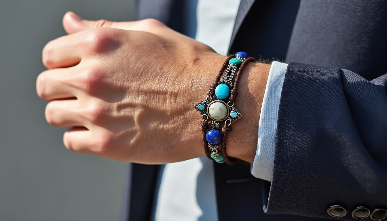 découvrez comment allier style et symbolisme en portant un bracelet porte-bonheur pour homme, un accessoire qui apporte élégance et protection au quotidien.