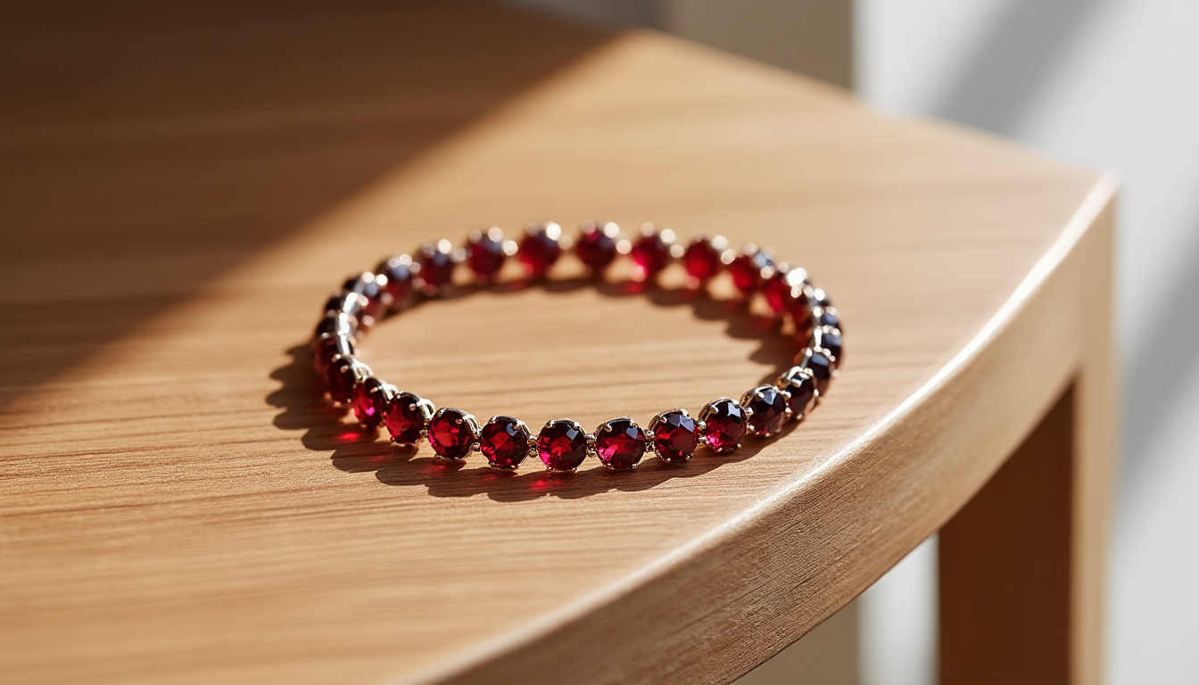 découvrez les bienfaits uniques et l'élégance intemporelle du bracelet en grenat, un bijou chargé de pouvoirs mystérieux qui sublime votre style et apporte équilibre et énergie.