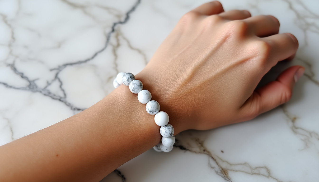 découvrez les bienfaits méconnus du bracelet en howlite blanche et ses effets apaisants pour le corps et l'esprit au quotidien.