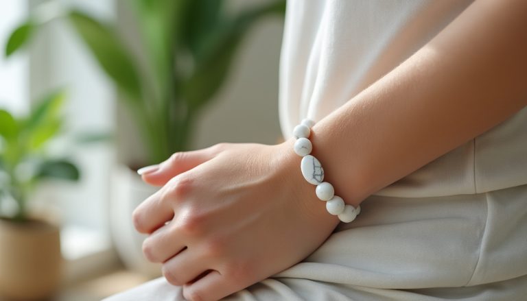 découvrez les bienfaits méconnus du bracelet en howlite blanche, une pierre apaisante qui favorise la sérénité et l'équilibre émotionnel à votre poignet.