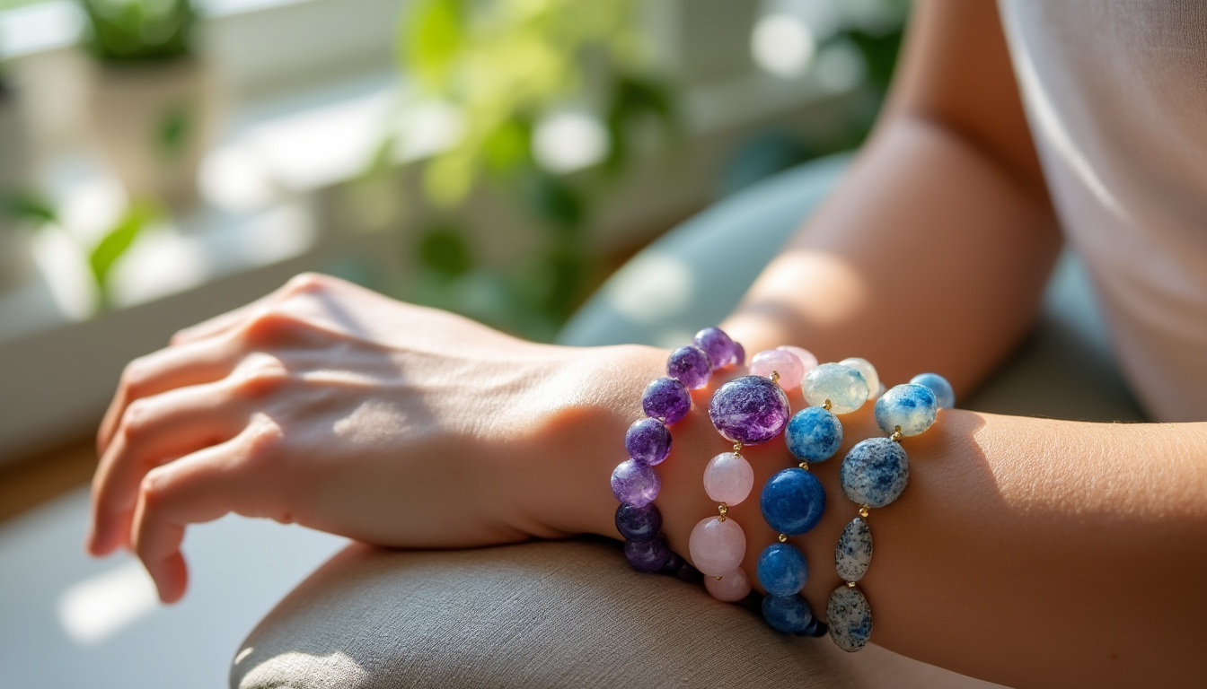 découvrez comment les bracelets en pierres naturelles peuvent aider à soulager l'anxiété et la dépression grùce à leurs propriétés apaisantes et énergétiques.
